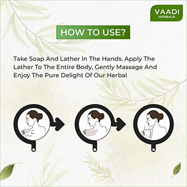 Vaadi Herbals Royal Indian Khus Soap with Olive and Soyabean Oil, 75g